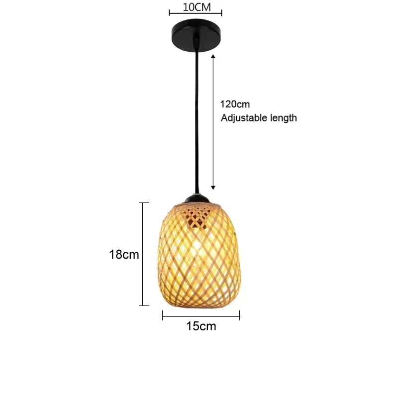Rattan Pendant Chandelier