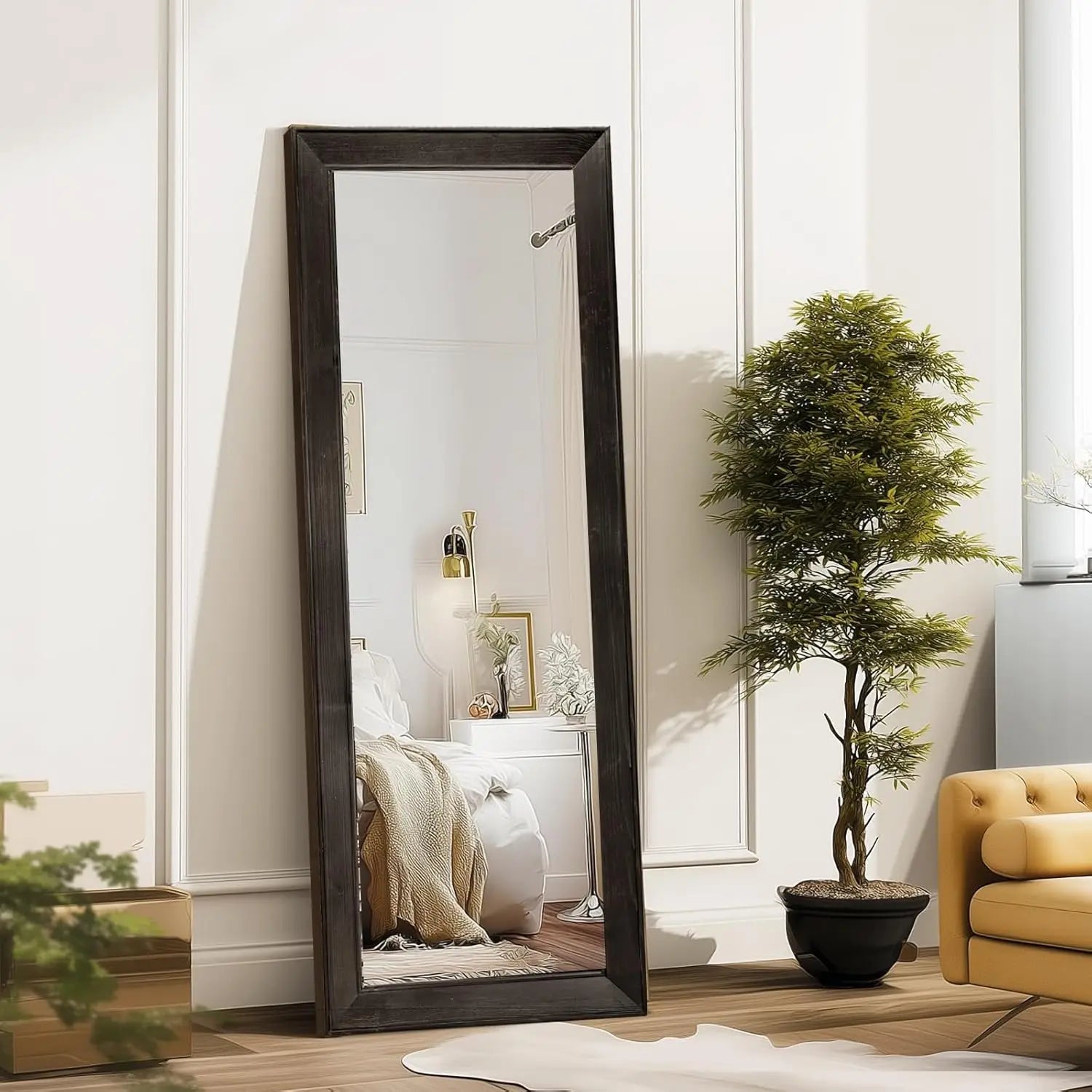 Arched Full-Length Wall Mirror