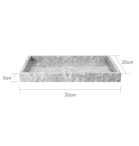Marble Bathroom Accessory Set