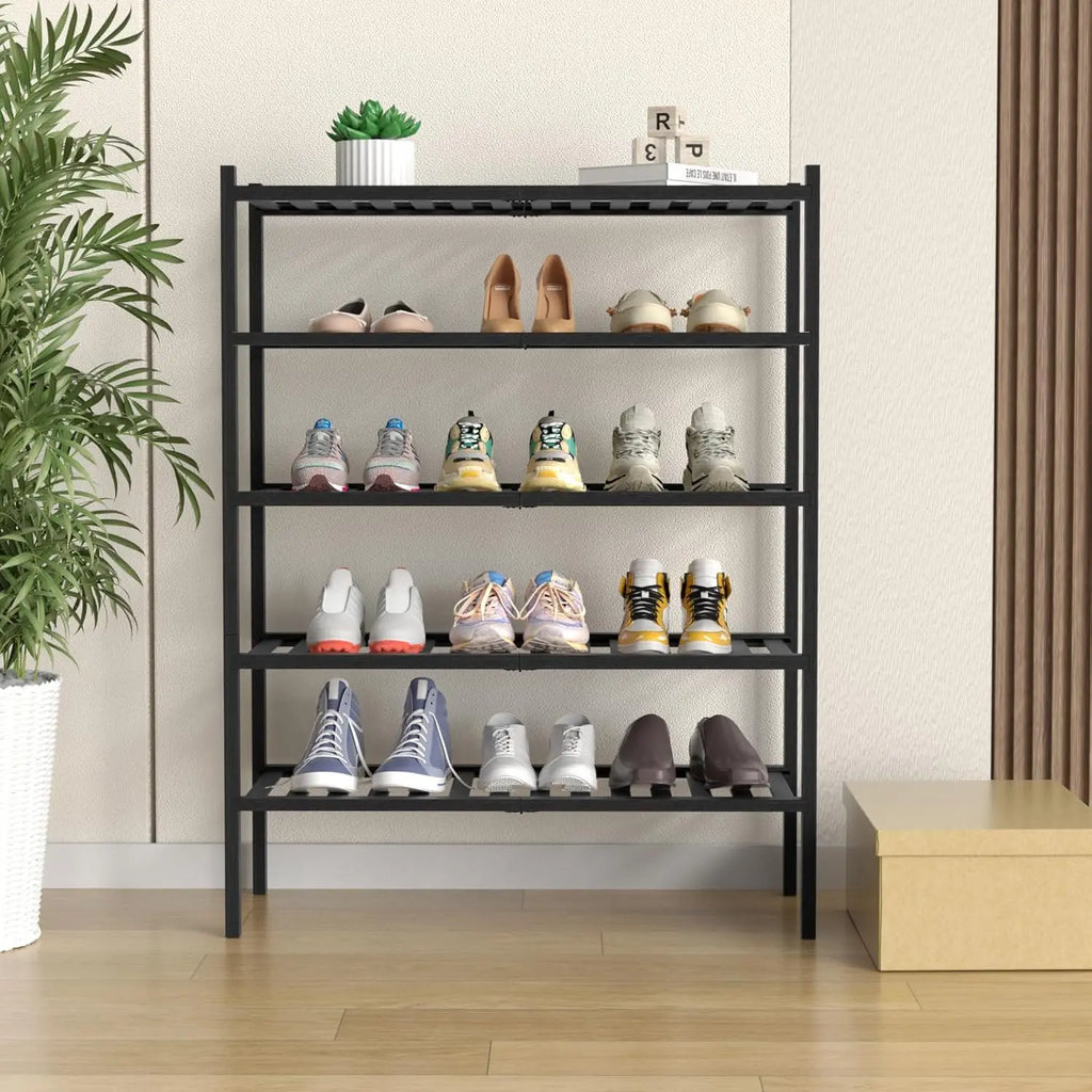 Bamboo Shoe Rack