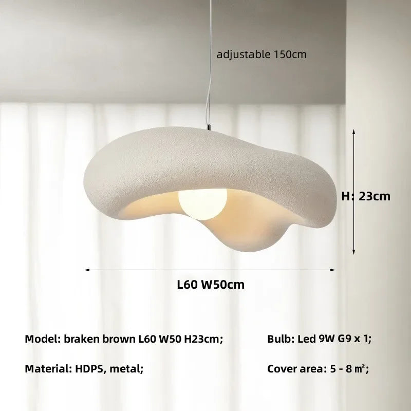 Wabi-Sabi Glass Arc Pendant Lamp