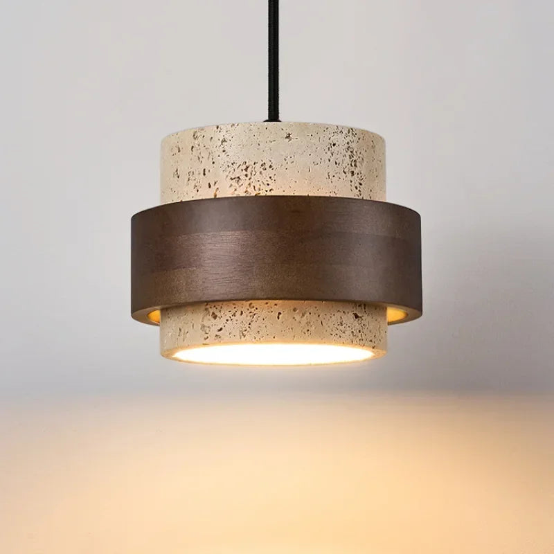 Japanese Stone Pendant Chandelier