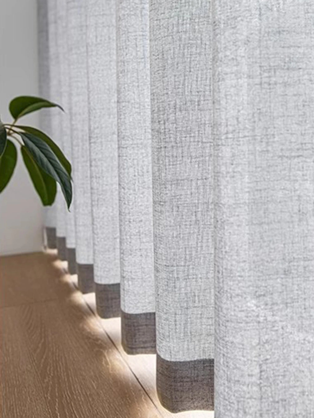 Modern Cotton-Linen Sheer Curtains