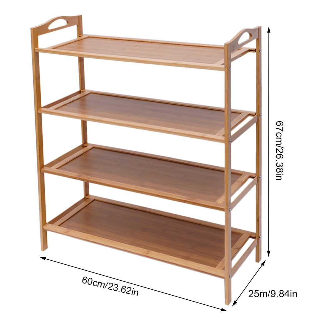 Bamboo Shoe Rack