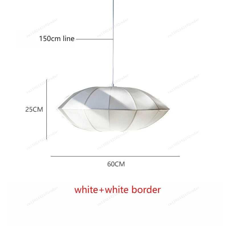Wabi-Sabi Fabric Pendant Chandelier