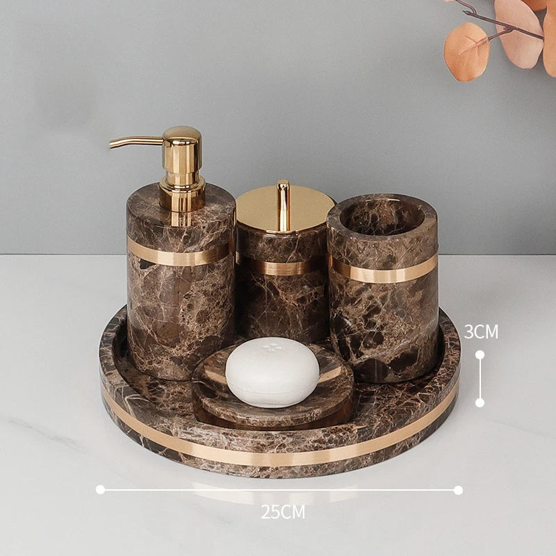 Emperador Dark Marble Set