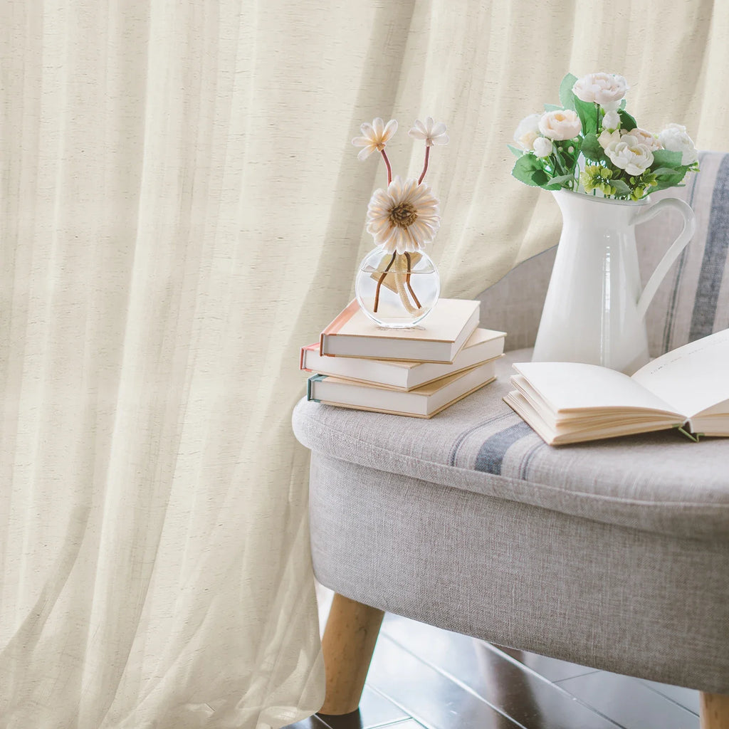Modern Linen Sheer Curtains