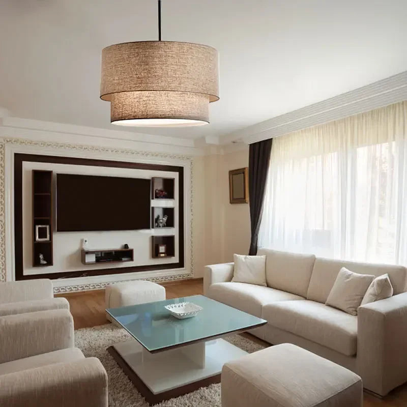 Minimalist Fabric Pendant Lamp