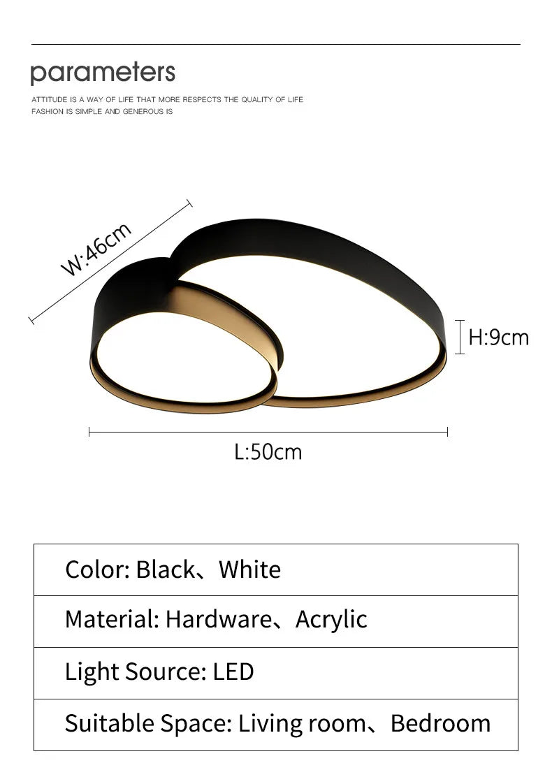 Nordic Acrylic Pendant Chandelier