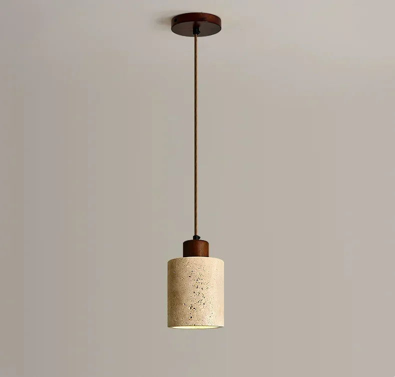Japanese Wooden Pendant Lamp