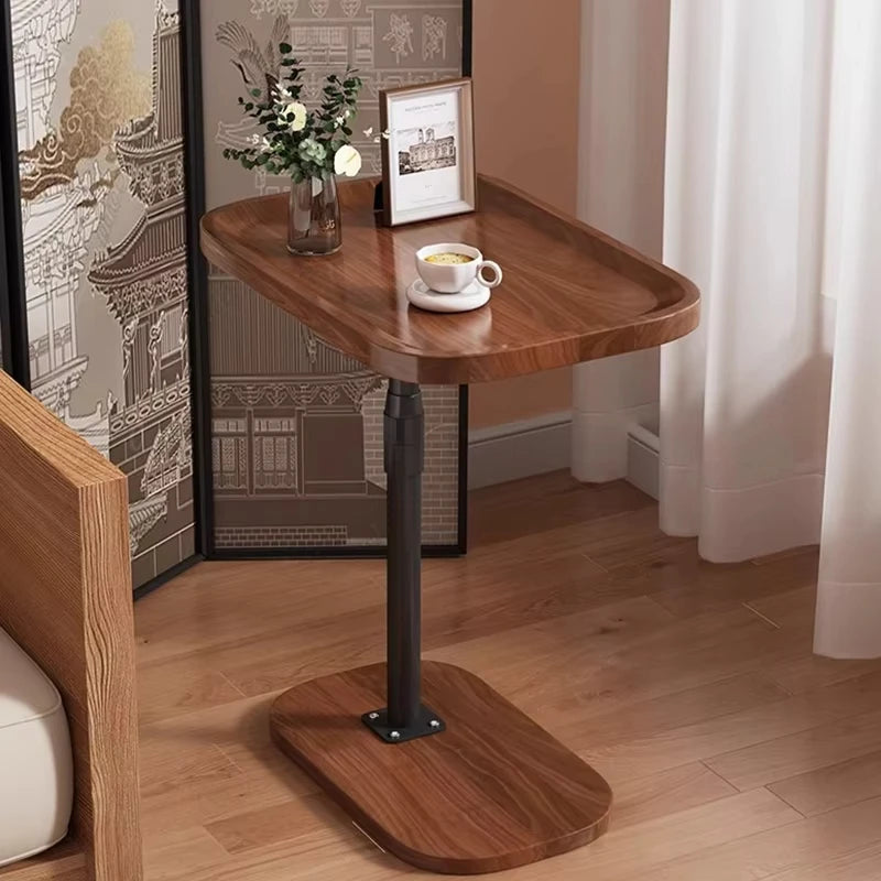 C-Shaped Sofa Side Table