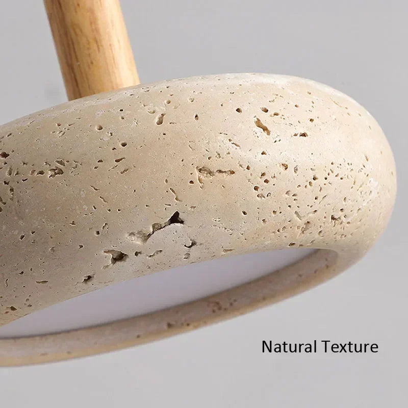 Wabi-Sabi Stone Pendant Lamp