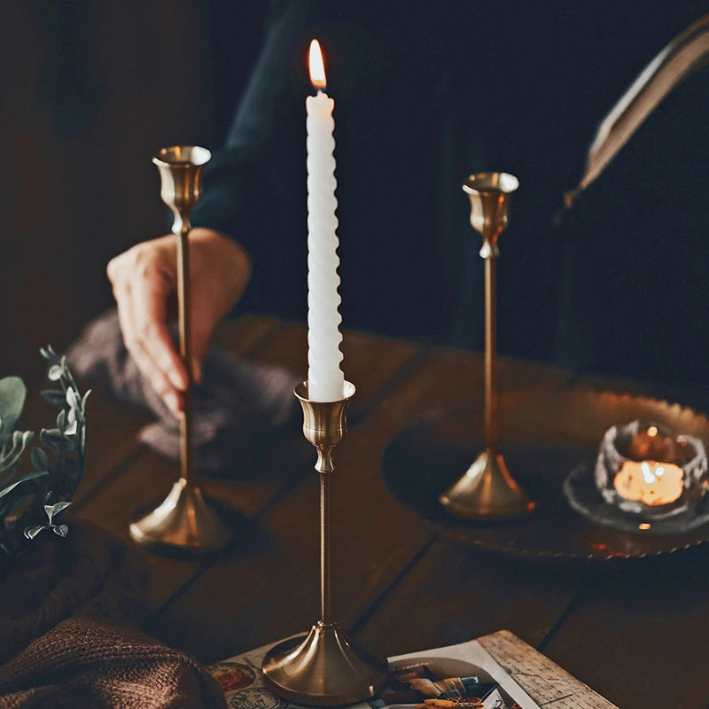 Brass Candlestick (3-Piece Set)