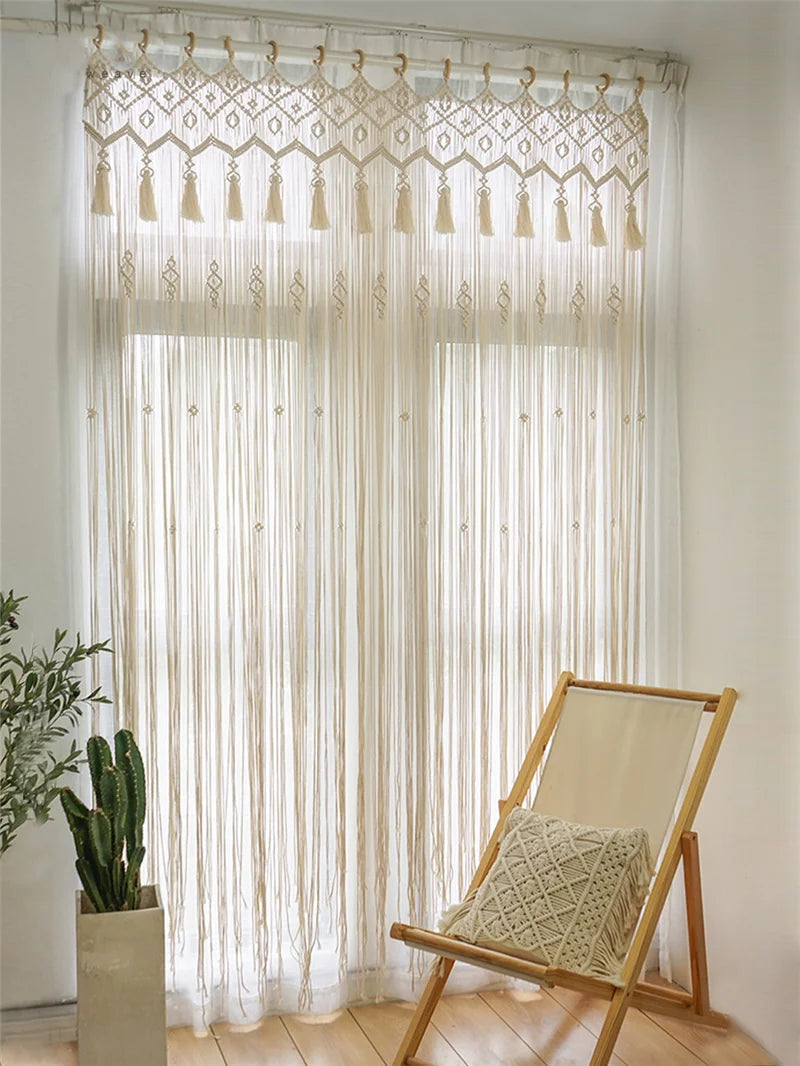 Macrame Door Curtain