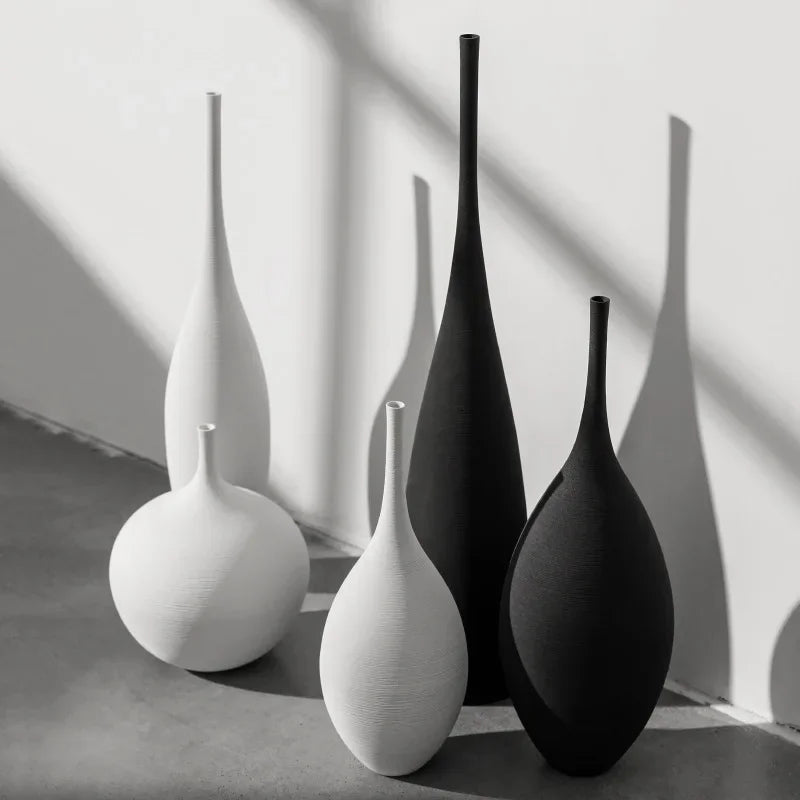 Hand-Drawn Zen Art Vase