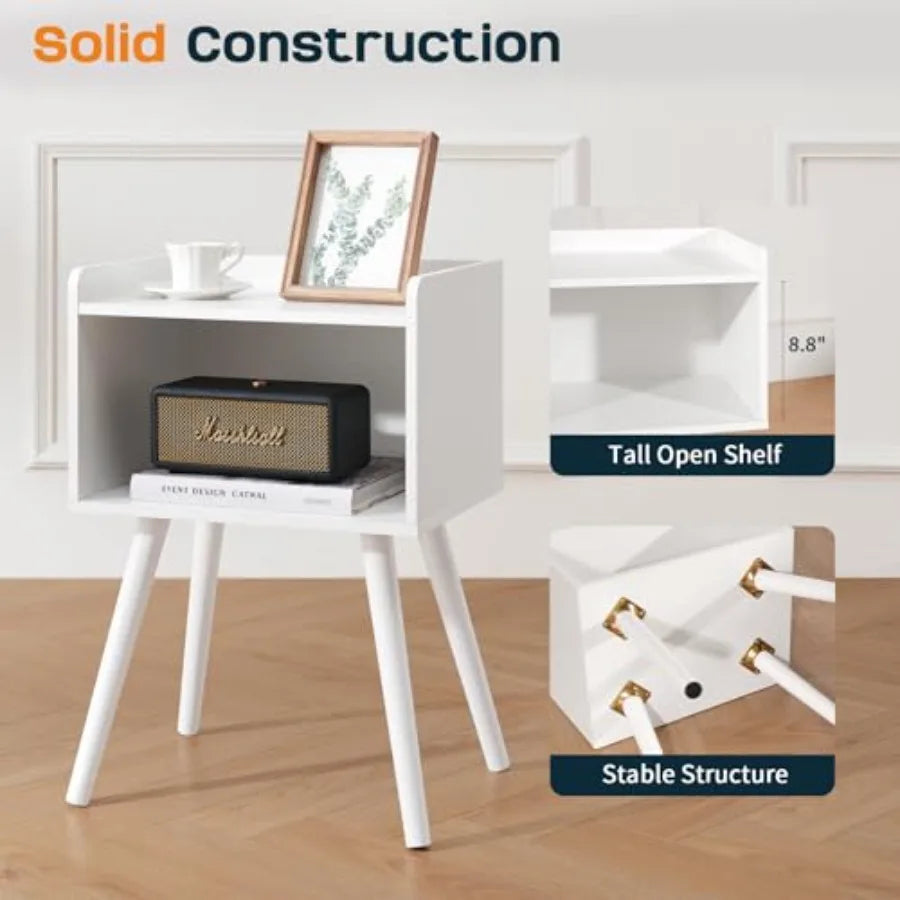 Slim Side Table Nightstand