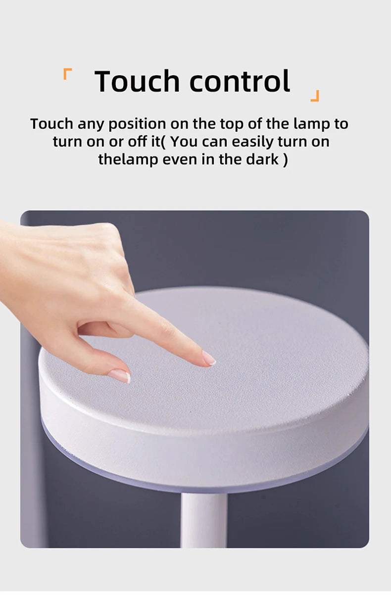 Cordless Touch Table Lamp