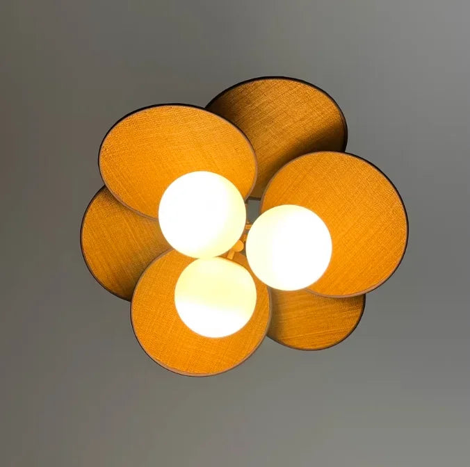 Wabi-Sabi Fabric Pendant Chandelier