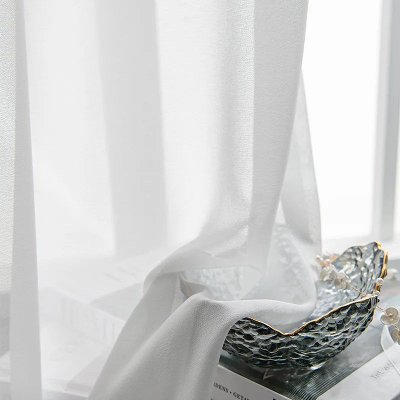 Modern Tulle Sheer Curtains