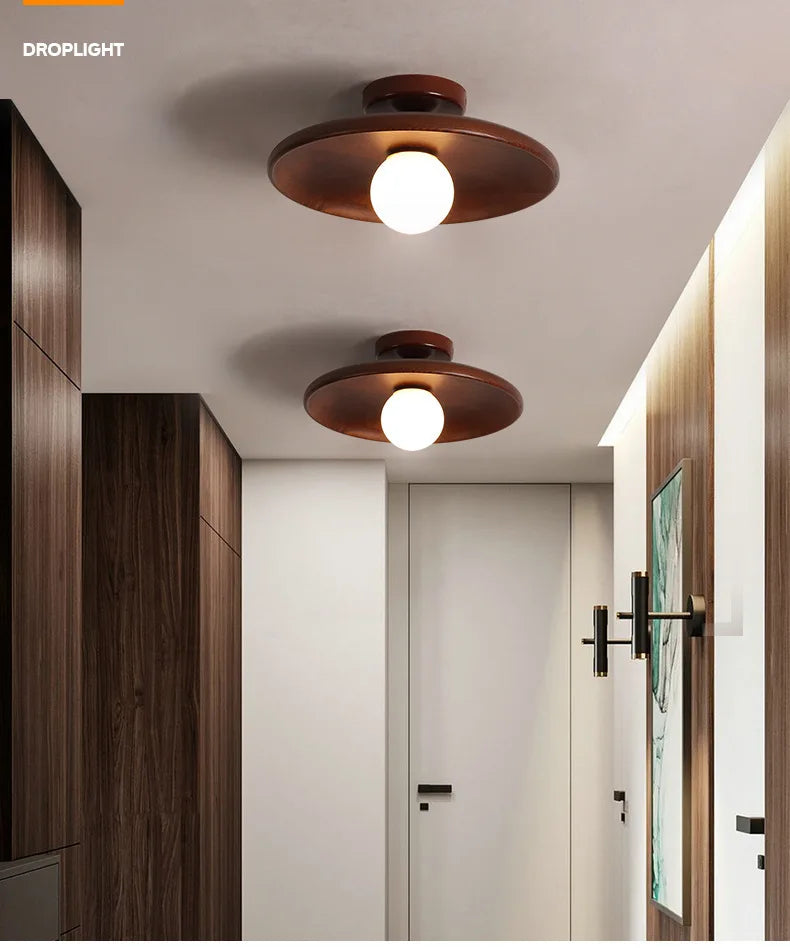 Japanese Bamboo Ceiling Light