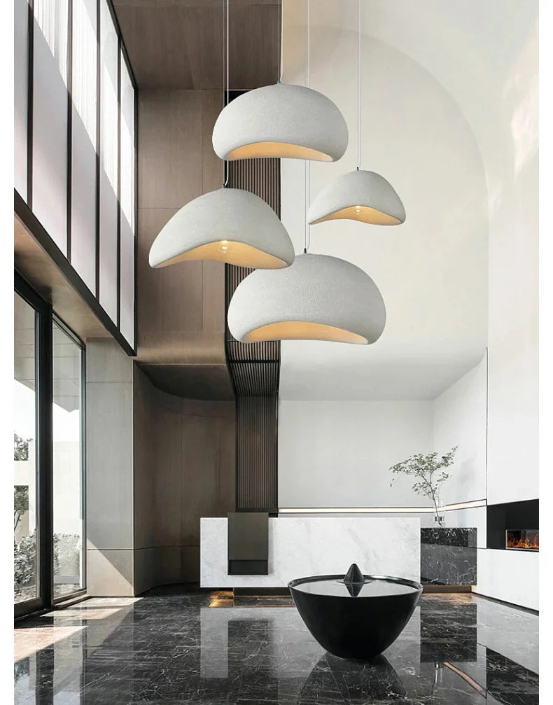 Wabi-Sabi Cement Pendant Chandelier