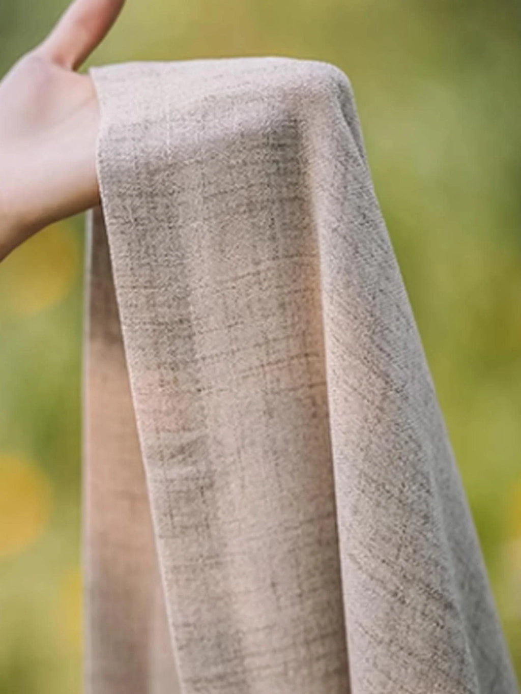 Japanese Cotton-Linen Semi-Sheer Curtains