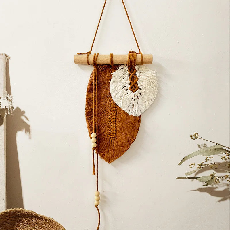 Macrame Leaf Wall Hanging