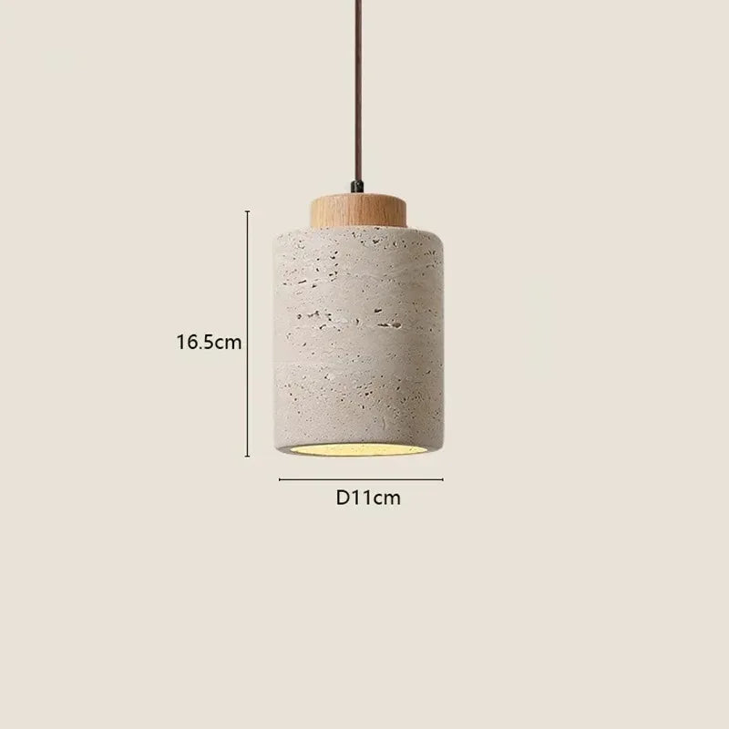 Japanese Wooden Pendant Lamp