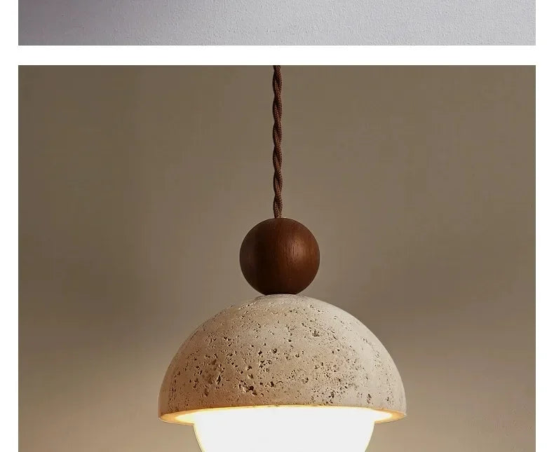 Wabi-Sabi Stone Pendant Chandelier