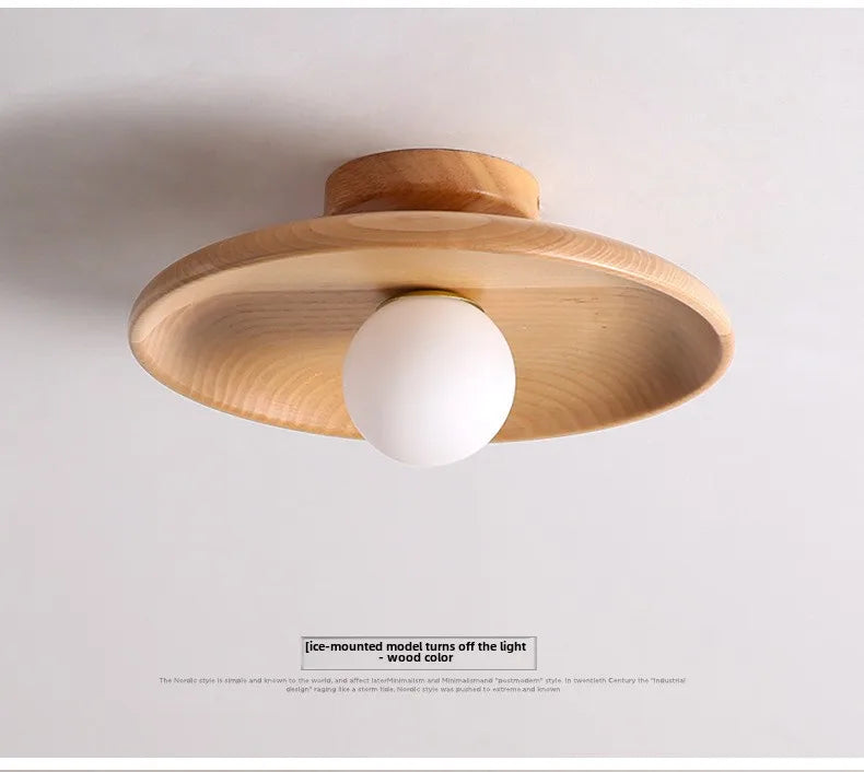 Japanese Bamboo Ceiling Light