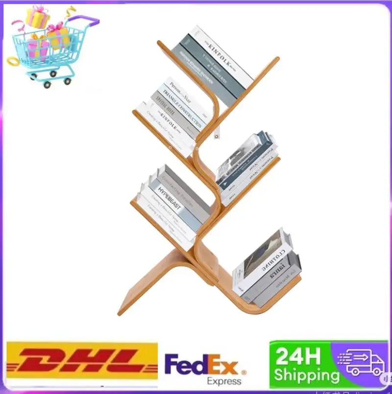 Bamboo Desktop Bookshelf