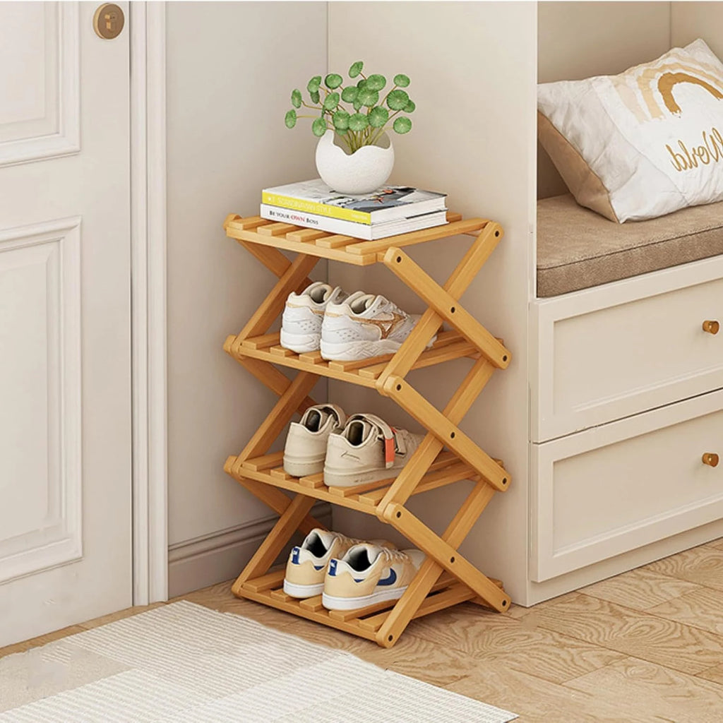 Bamboo Shoe Rack