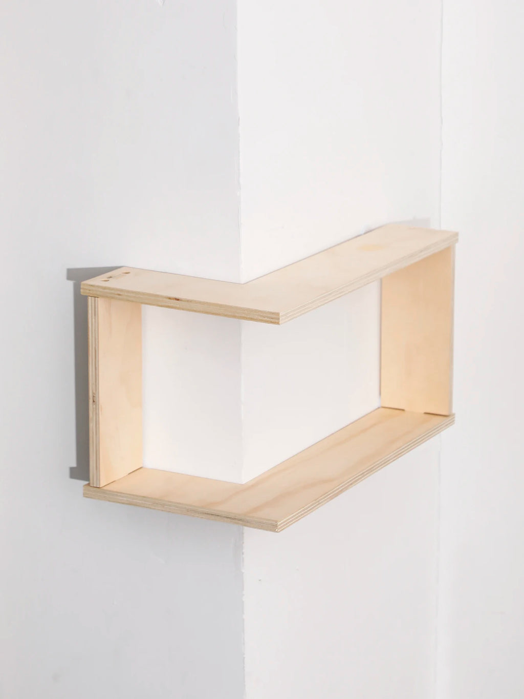 Floating Corner Wall Shelf