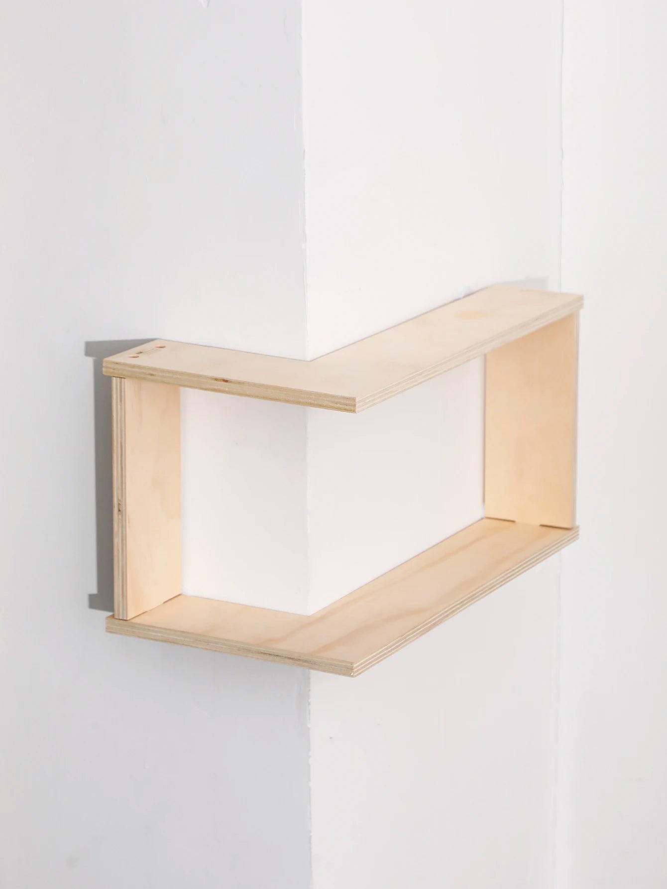 Floating Corner Wall Shelf