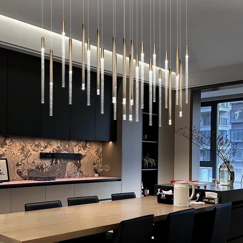Modern Wood Pendant Chandelier