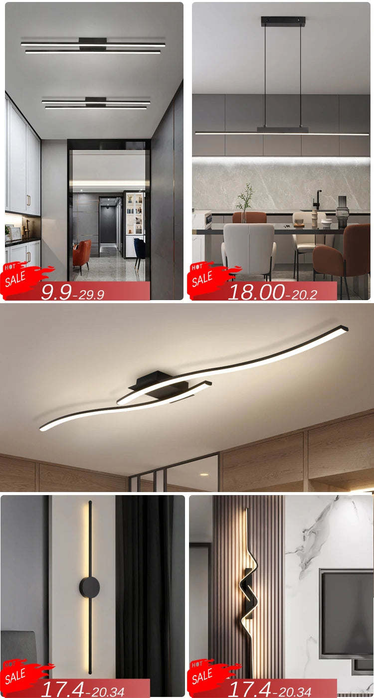 Contemporary Arc Pendant Lamp