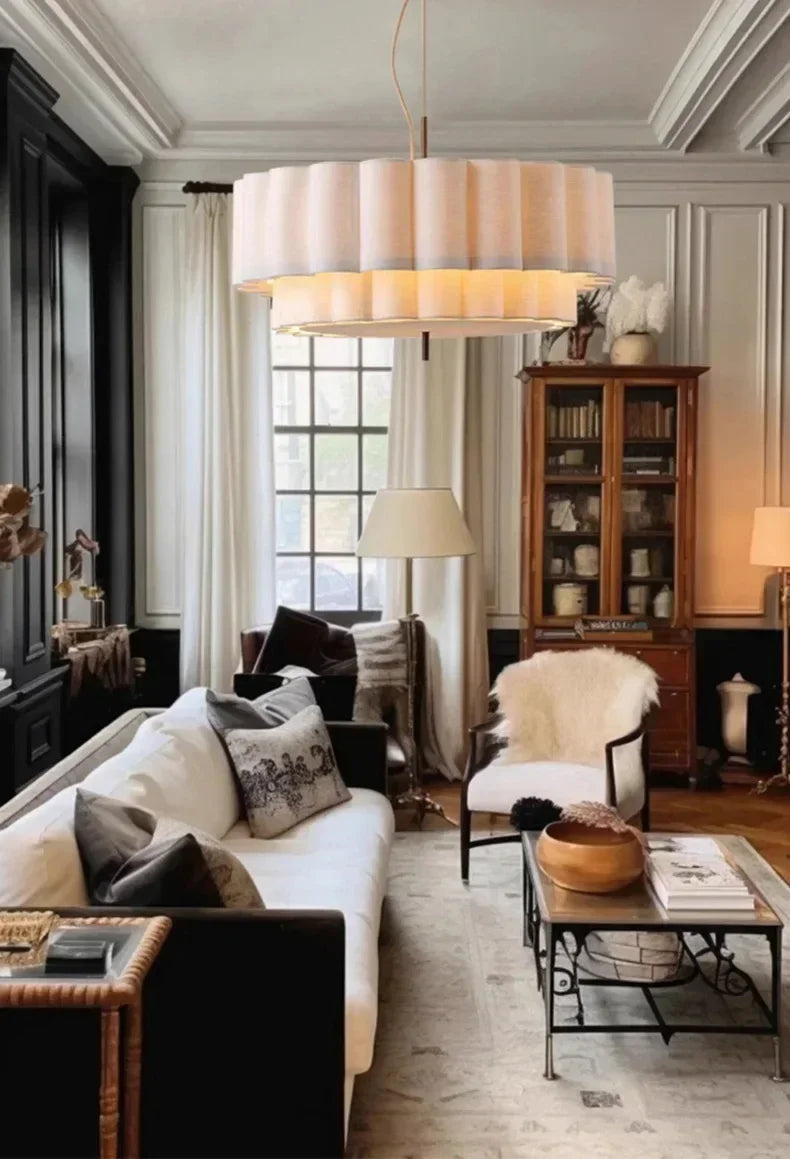 Wabi-Sabi Fabric Pendant Chandelier