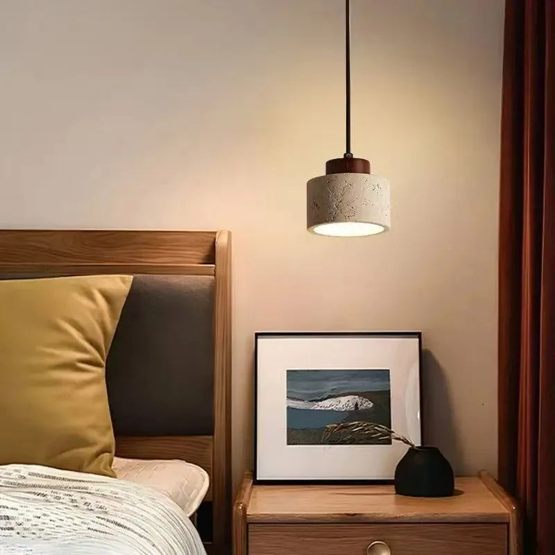 Japanese Wooden Pendant Lamp