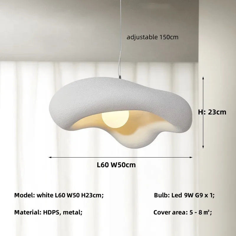 Wabi-Sabi Glass Arc Pendant Lamp