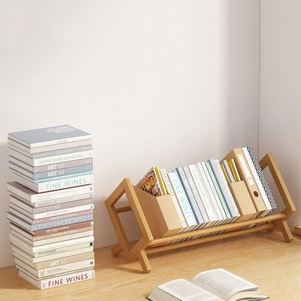 Bamboo Desktop Bookshelf