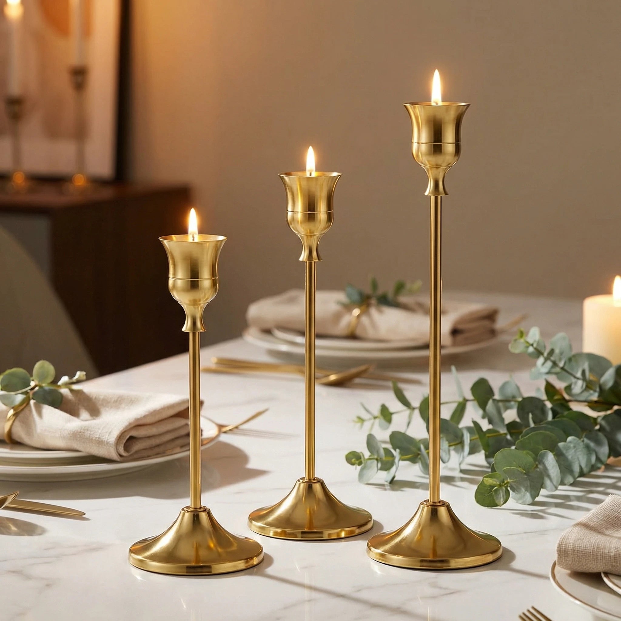 Brass Candlestick (36-Piece Set)