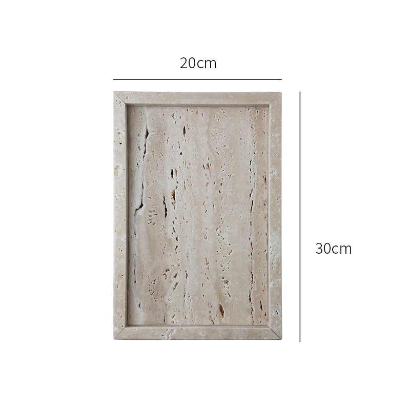 Travertine Display Tray