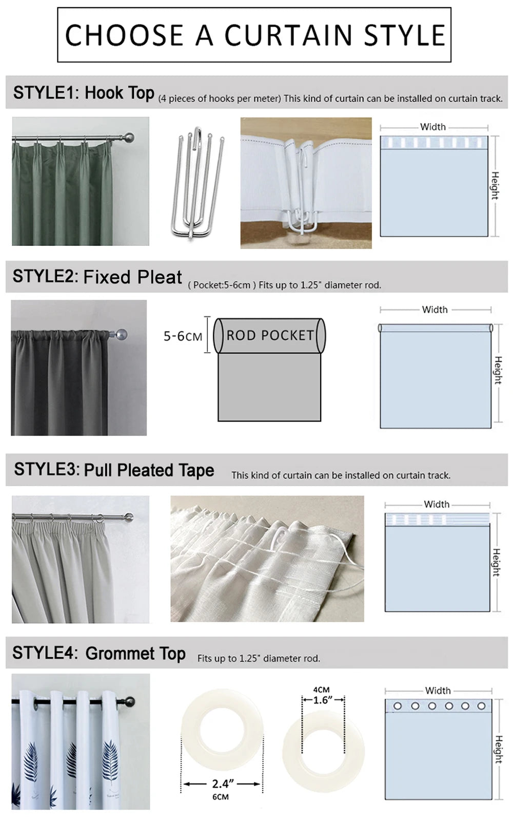 Modern Gauze Blackout Curtains