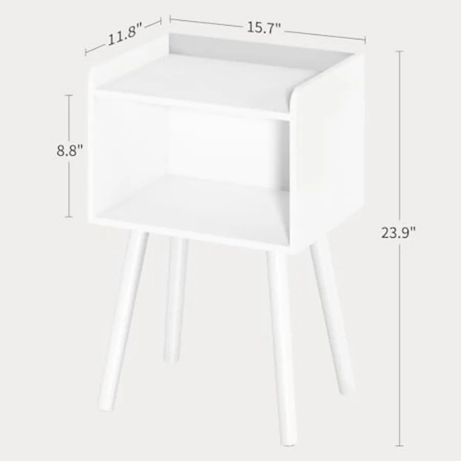 Slim Side Table Nightstand
