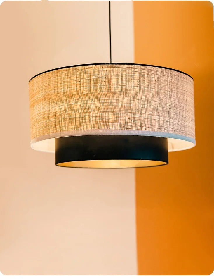 Wabi-Sabi Fabric Pendant Chandelier