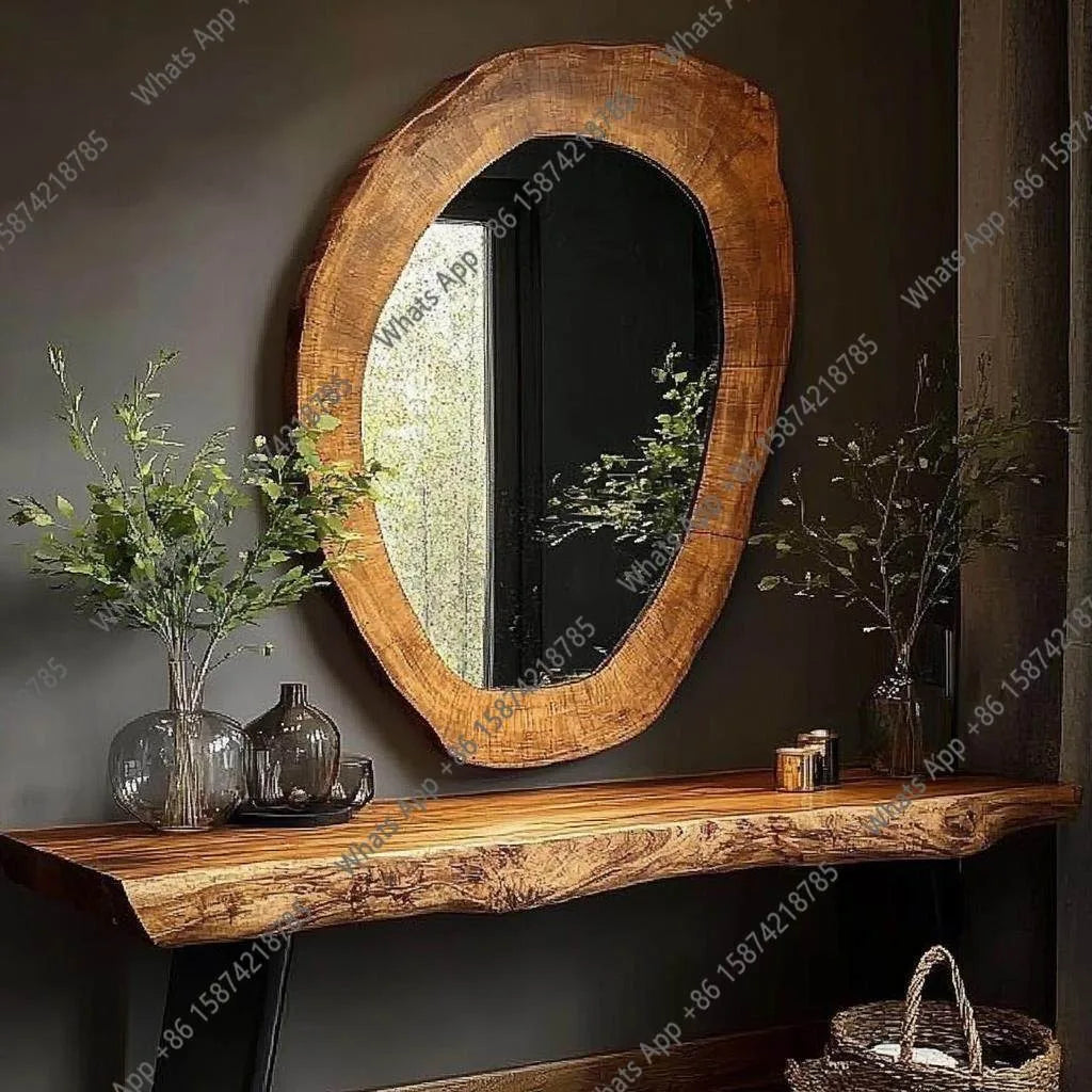 Irregular Magnifying Vanity Mirror