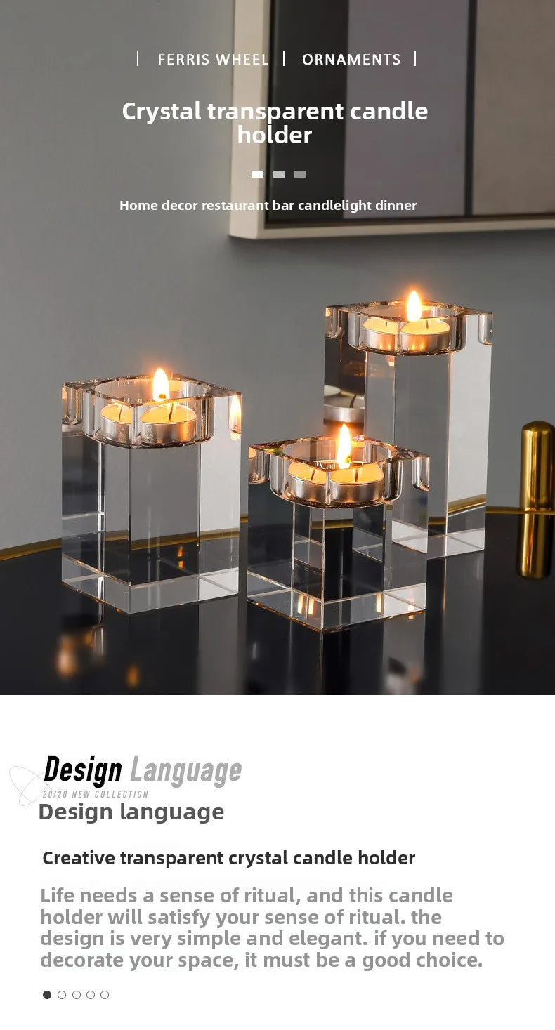 Crystal Candle Holder