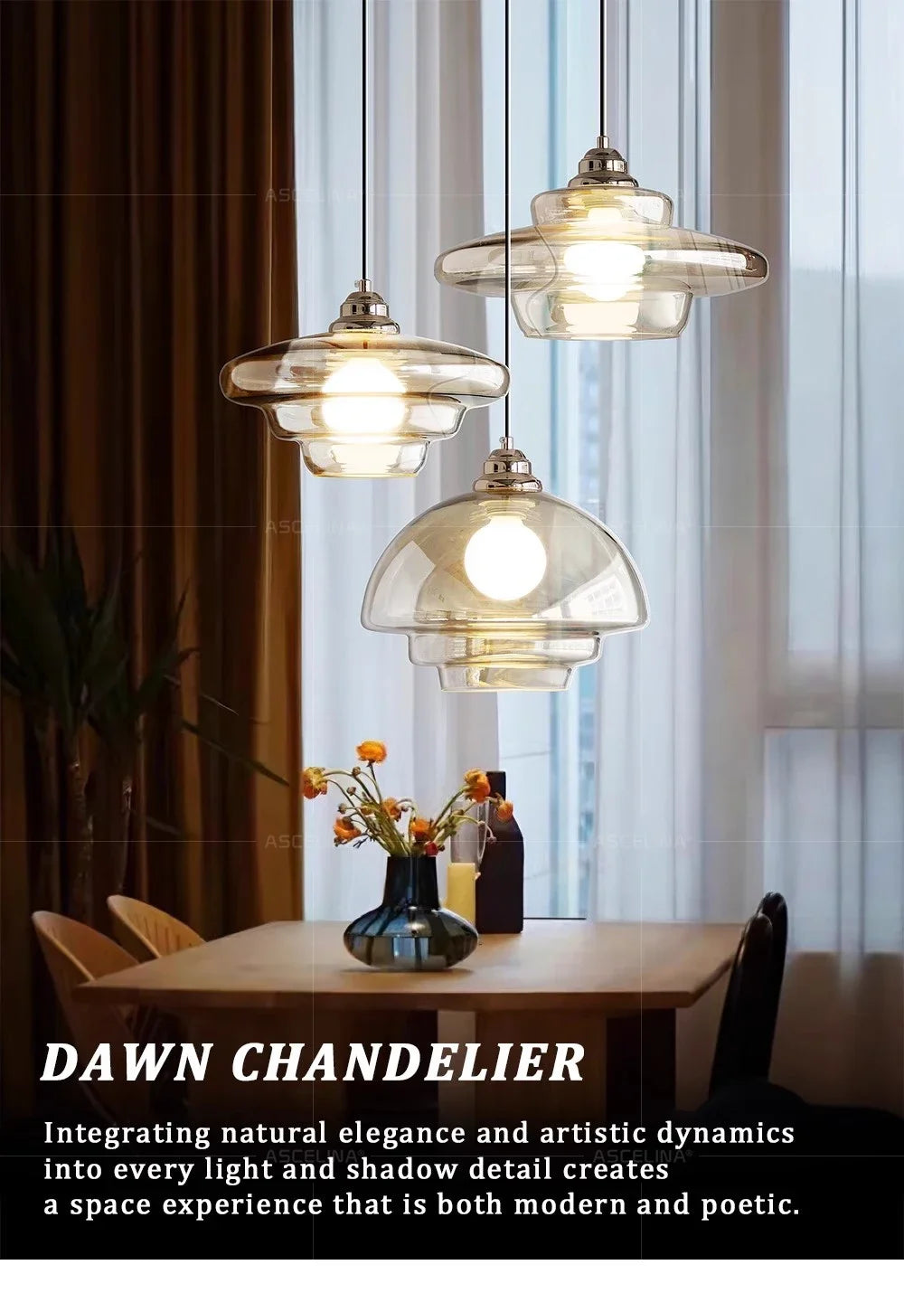 Nordic Stone Pendant Lamp
