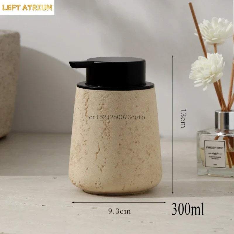 Wabi-Sabi Stone Soap Dispenser