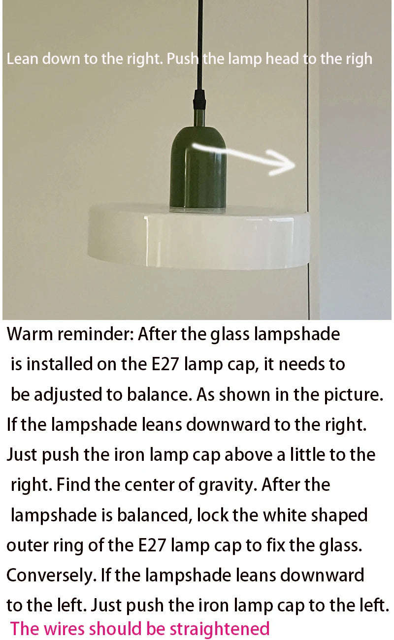 Bauhaus Glass Chandelier
